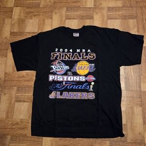 LAKERS 2004 NBA Finals Black T-Shirt